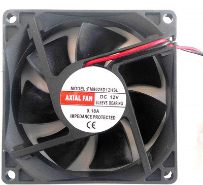 

Eleyktron 80mm / 3inch cabinet cooling fan Cooler(Black)