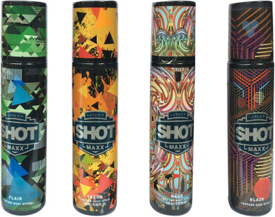 

LAYER'R RAGE, BLAZE, TREND AND FLAIR (PACK OF 4) Body Spray - For Men(125 ml)