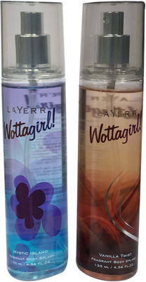 

LAYER'R MYSTIC ISLAND , VANILLA TWIST (PACK OF 2) Body Spray - For Women(135 ml)