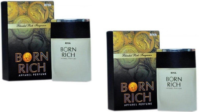 

Riya BORN RICH Perfume Body Spray - For Men(200 ml, Pack of 2)