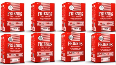 

NOBEL HYGIENE FRIENDS HOSPITAL Adult Diapers - M(80 Pieces)