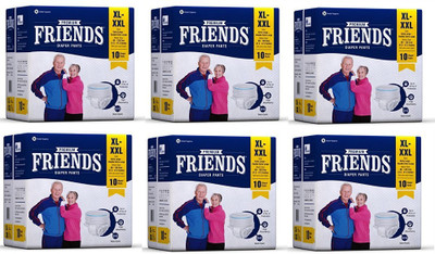 

NOBEL HYGIENE FRIENDS PREMIUM ADULT DIAPER PANT STYLE - XL - XXL(60 Pieces)