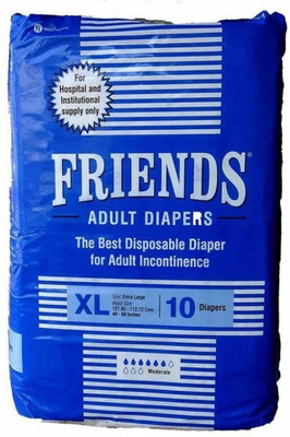 

NOBEL HYGIENE FRIENDS HOSPITAL Adult Diapers - XL(10 Pieces)