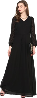 La Zoire Women Maxi Black Dress