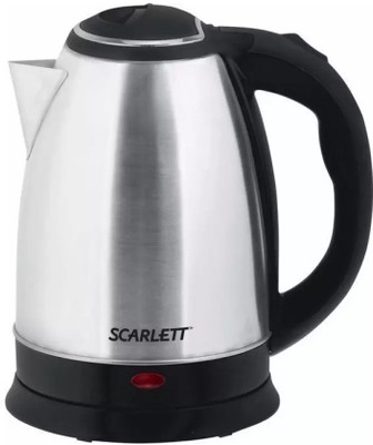 

Scarlett SC-20D Hot Water Pot Portable Boiler Tea Coffee Warmer Heater Cordless Electric Kettle Electric Kettle(2 L, Silver)