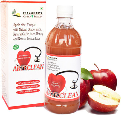 

Pranacharya Apple Cider Vinegar (Natural Mother) with Garlic, Ginger, Honey & Lemon Apple Cider Vinegar(Apple cider vinegar Flavored)