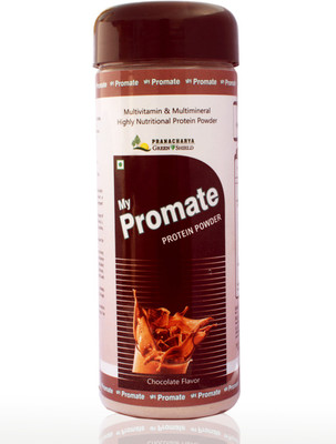 

Pranacharya MyPromate Protein Powder Multivitamin with Whey Protein Concentrate Nutrition Drink(Chocolate Flavored)