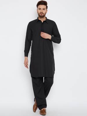 Nawab-Saheb Men Pathani Suit Set