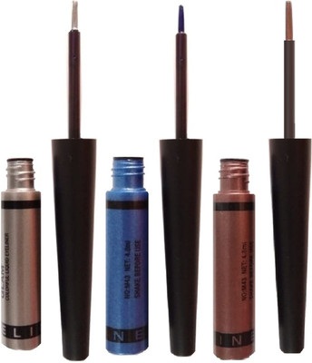 

Gabbu NEW COLOR POP WATER PROOF SHINY MATTE EYE LINERS 15 ml(SILVER, METALLIC BRONZE, BLUE)