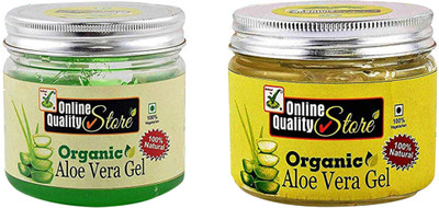 

Online Quality Store Organic Aloe Vera Gel White + Organic Aloe Vera Gel Green_400g(400 g)