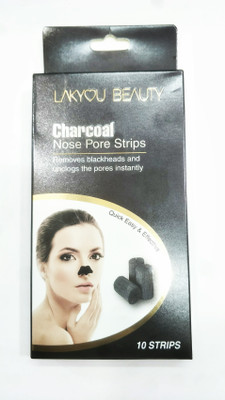 

lakyou beauty lp perfumes charcoal nose pore strip (10 strips)(10.0 g)