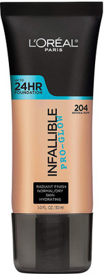 

L'Oréal Paris Infallible Pro-Glow Foundation, Natural Buff, 1 fl. oz. Foundation(Beige)