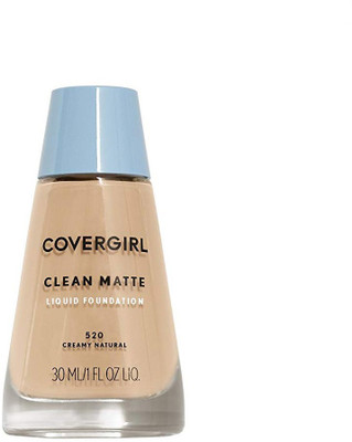 

Cover Girl Clean Oil Control Liquid Makeup, Creamy Natural (N) 520, 1.0-Ounce Bottles Foundation(Beige)
