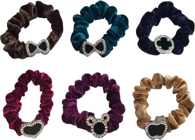 

Pijn Fancy Hair Rubber Band for women & girls Rubber Band(Multicolor)