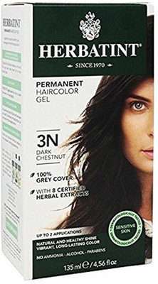 

Herbatint Permanent Herbal Haircolour Gel 3N Dark Chestnut -- 135 mL Hair Color(Dark Chestnut)