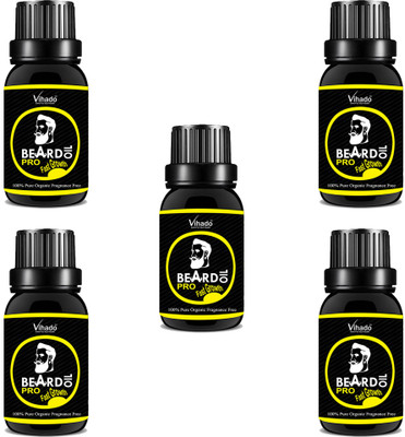 

Vihado Beard Growth Hair Oil PRO Faster Growth 25 ml (Pack of 5) Hair Oil(25 ml)