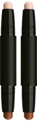 

Gabbu UNIVERSAL 2 IN 1 HIGHLIGHTER & CONTOUR STICK FOR PROFESSIONAL LOOK Highlighter(ALABASTER, NUTTY)