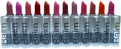 

Miss Boss Combo Balm Matte Lipstick - Set Of 12(multicolour)