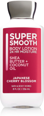 

Bath & Body Works Super Smooth Japanese Cherry Blossom Body Lotion(236 ml)