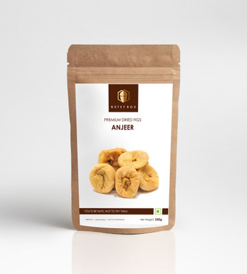 Nutsy Box Premium Afghani Dry Figs (Anjeer), 250g Figs(250 g, Pouch)