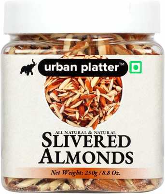 

Urban Platter Natural Slivered Almonds, 250g / 8.8oz [Premium Quality, Vitamin Rich and Crunchy] Almonds(250 g, Mason Jar)