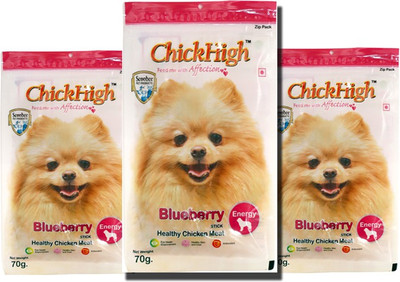 

Scoobee Blueberry High dog food Pack of 3 Milk 70 g Dry Dog Food(Pack of 3)