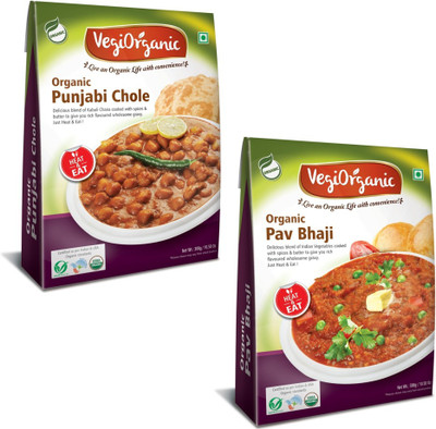 

vegiorganic Organic Pav Bhaji & Organic Punjabi Chole 600 g