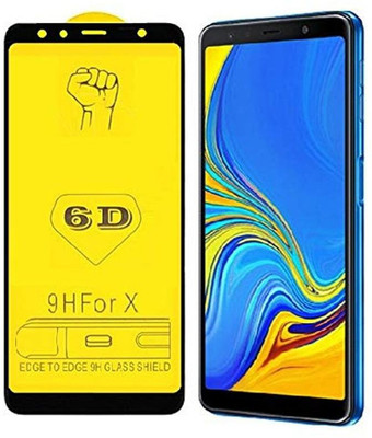 9H Edge To Edge Tempered Glass for Samsung Galaxy A7 2018 Edition(Pack of 1)