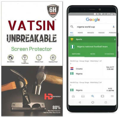 Vatsin Impossible Screen Guard for Infinix Note 4(Pack of 1)