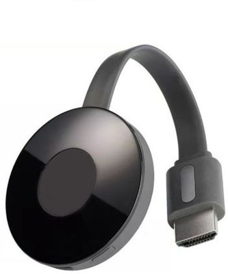 TSV Dongle Chrome_cast High Quality Wireless Display Dongle Media Streaming Device(Black)