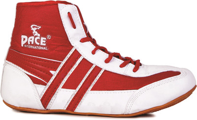

Pace International Wrestling Shoes Wrestling Shoes For Men(White, Red