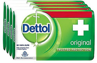 

DETTOL DETTO ORIGINAL SOAP 300GM(300 g, Pack of 4)