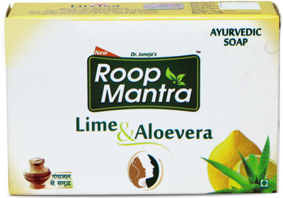 

Roop Mantra Lime & Aloevera Soap 100 gm, Pack of 4 (Ayurvedic Soap for Men & Women, Protects skin from Blemishes & Boils, Bath Soap)(100 g, Pack of 4)