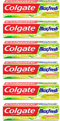 

Colgate Toothpaste, Maxfresh Citrus Blast Green- 150gm Toothpaste(900 g, Pack of 6)
