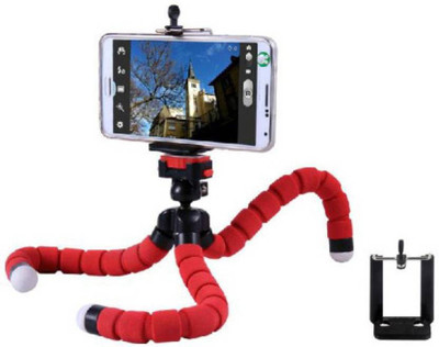 

Shoreless Fully Flexible Foldable Octopus Mini Tripod Stand for Mobile Camera , DSLR . Tripod(Multicolor, Supports Up to 1200 g)