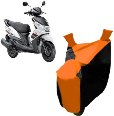 Auto Age Two Wheeler Cover for Yamaha(Ray, Orange)