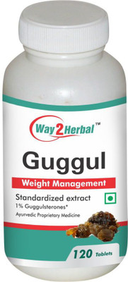 

Way2Herbal Guggul 120 Tablets (Pack of 4)(300 mg)