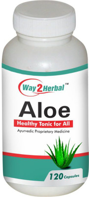 

Way2Herbal Aloe Vera 120 Capsules (Pack of 4)(400 mg)