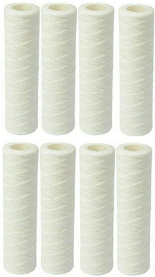 

KRPLUS Thread Filter Cartridge 10 Inch (8 Pcs) Wound Filter Cartridge(0.5, Pack of 8)