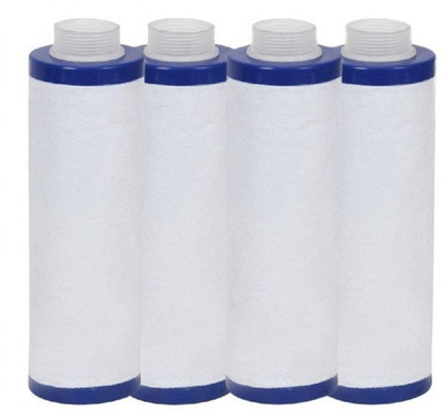 

KRPLUS 4 Pcs MLT Carbon Sediment Cloth Filter 9" Pre-filter Candle for 10" Housing Solid Filter Cartridge(5, Pack of 4)
