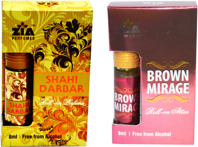 

Zia Shahi DARBAR & BROWN MIRAGE Special Malaysian Edition Floral Attar(Blends (mukhallat))