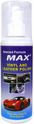 MAX Liquid Car Polish for Leather, Dashboard(200 ml)