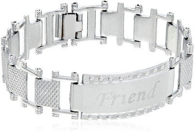 Indoline Brass Silver Bracelet