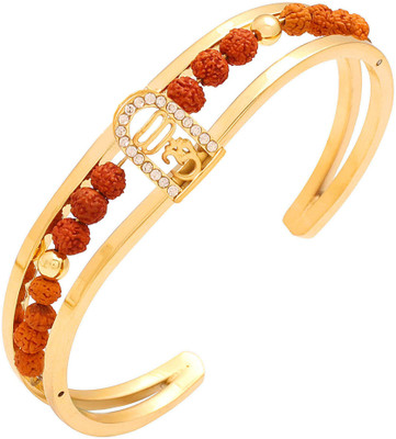 Dzinetrendz Brass Gold-plated Kada