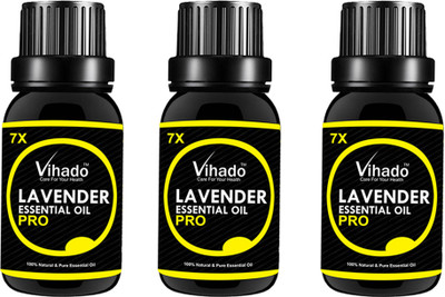 

VIHADO Lavender Essential Oil 7x Pro (15 ml) (Pack of 3)(15 ml)