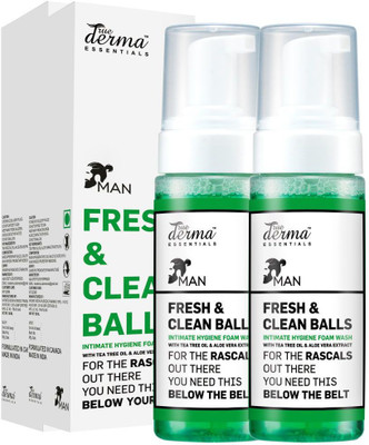 

True Derma Essentials Fresh & Clean Balls Hygiene Intimate Foam Wash(150 ml, Pack of 2)