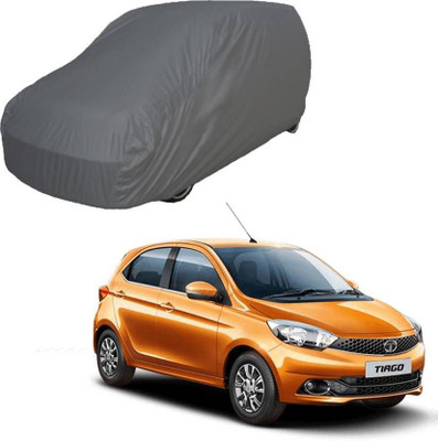 ANLOPE Car Cover For Tata Tiago (Without Mirror Pockets)(Grey)