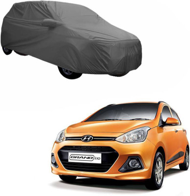 ANLOPE Car Cover For Hyundai Grand i10 (Without Mirror Pockets)(Grey)