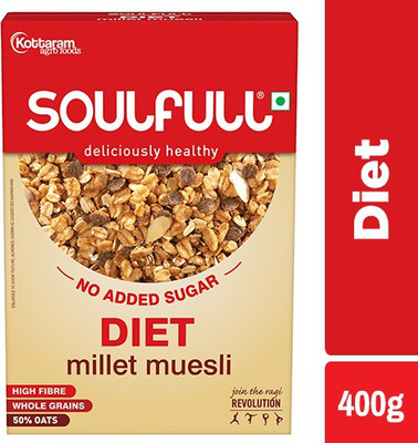 

Soulfull Millet Muesli - Diet(400 g, Box)