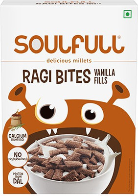 

Soulfull Vanilla Fills Flavoured Ragi Bites(100 g, Box)